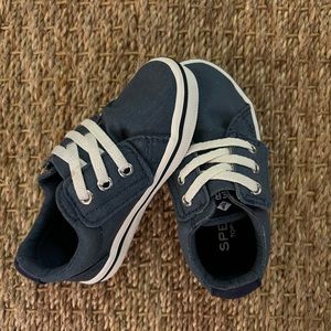 Sperry toddler baby stripper top-sider blue shoe size 5